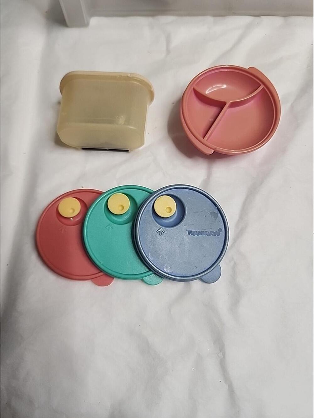 Vintage Tupperware Refrigerator Magnets Set of 3